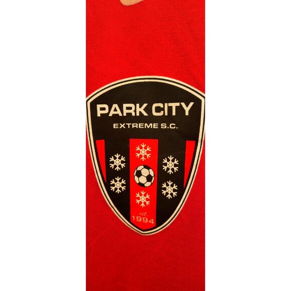 Vintage NIKE Soccer Jersey Park City S.C. 1994 Red Size XL - Picture 3 of 5